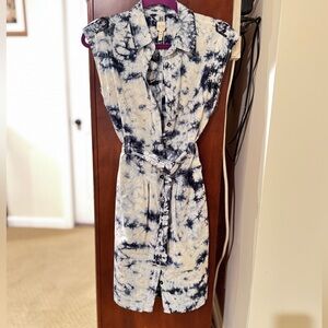 La vie Blue Tie-Dye Dress